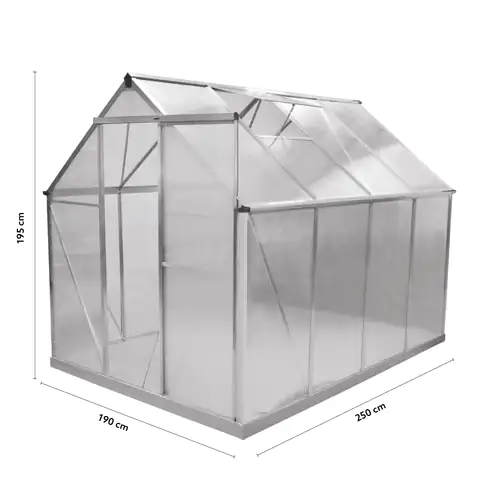 Estufa de Jardim 250x190x195CM Hecht GREENHOUSE I